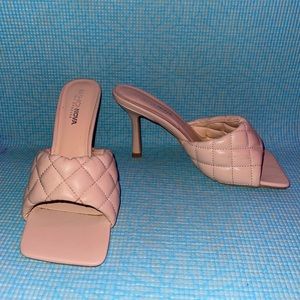 Light pink Fashion Nova Mules size 8